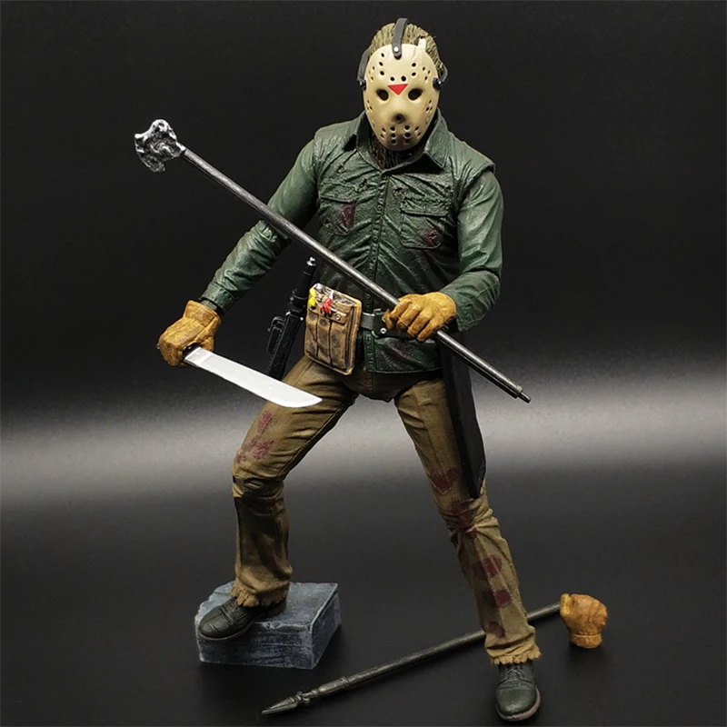 NECA Original Friday The 13TH Part 6 VI Jason Lives Voorhees Ultimate ПВХ фигурка Коллекционная модель игрушки