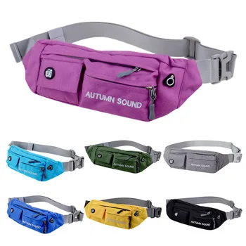 

Unisex pockets simple casual waterproof pockets nylon fitness pockets multi-function Messenger bag Waist Packs Bag Dropship T614