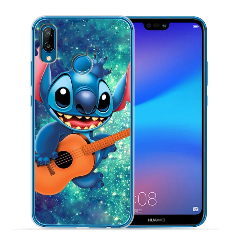 Ститч marvel для huawei mate 9 10 20 P8 P9 P10 P20 P30 P Smart Lite Plus Pro чехол для телефона Coque Etui funda Мягкий силиконовый чехол