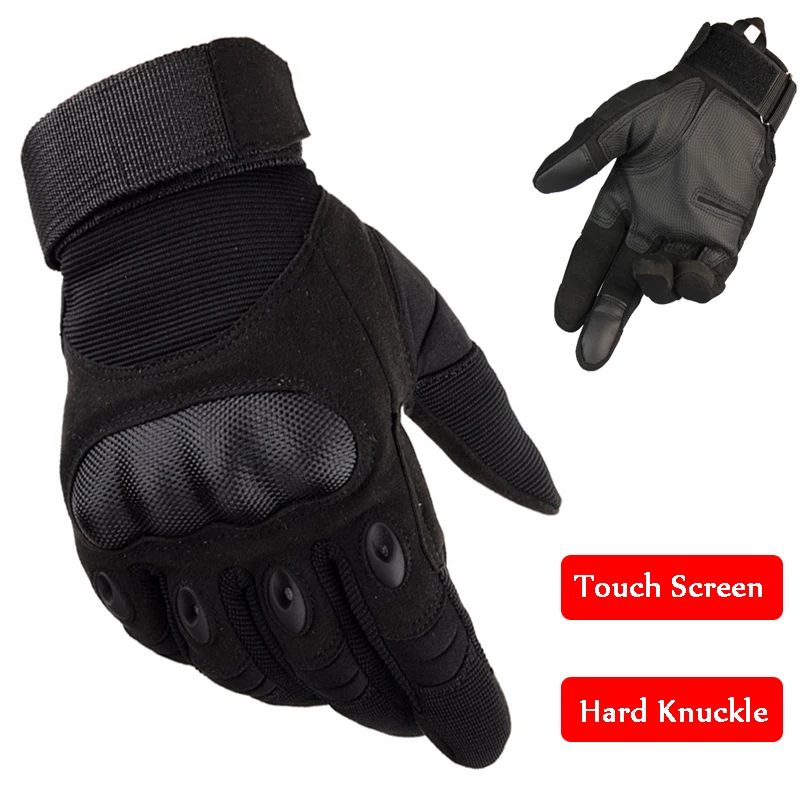 

Full Finger Touch Screen Gloves Men Tactical Gloves Military Army Hard Knuckle Combat Gloves Breathable Cycling Anti-skid Gloves