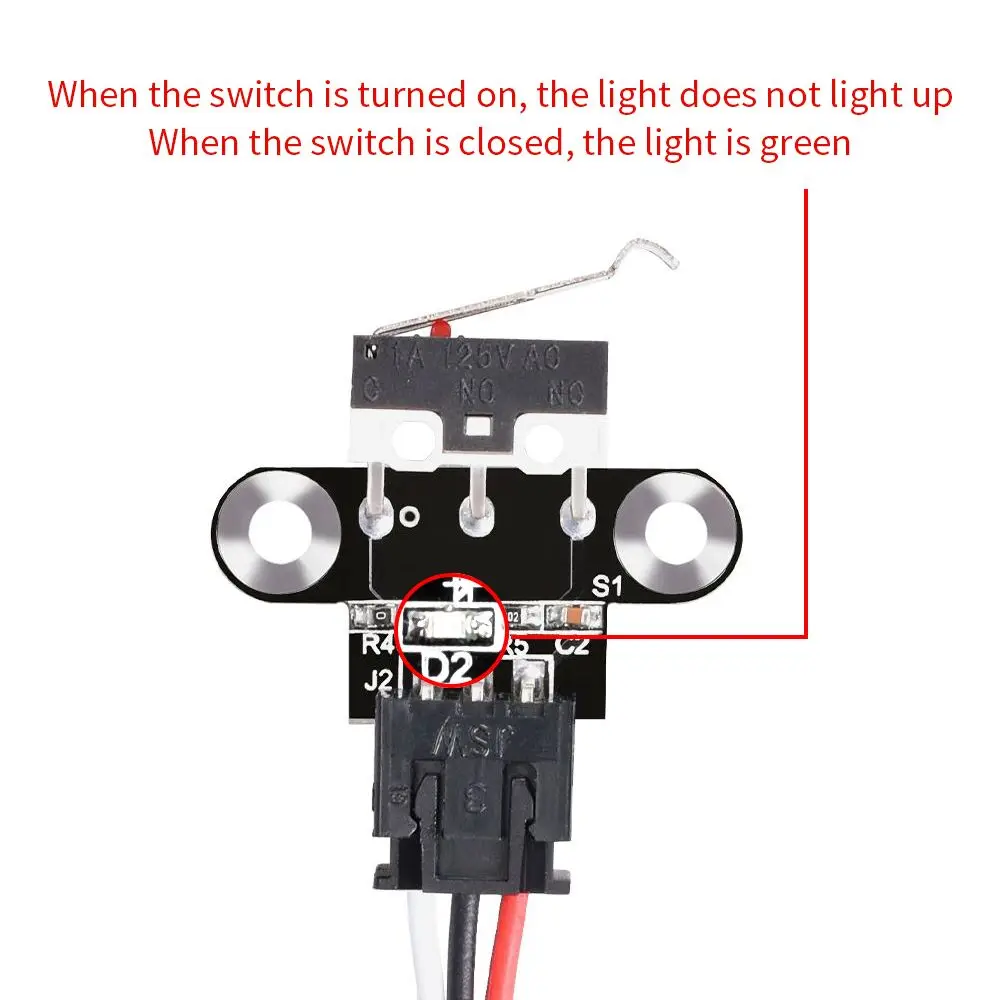 1/5 шт механический ограничитель хода концевой выключатель модуль+ кабель 3D-принтеры Запчасти Фиксатор Переключатель для пандусы 1,4 1,5 1,6 Управление доска Reprap