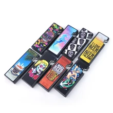 Creative Small Rechargeable USB Lighter Random Colors Windproof Flameless Electric Electronic Charging Cigarette Lighter 584V