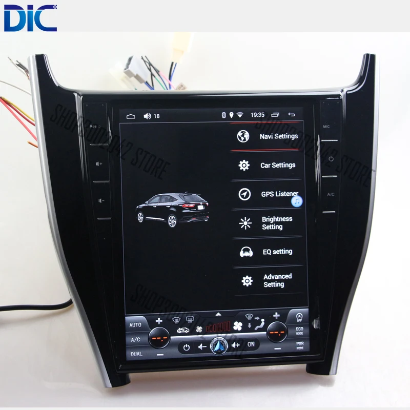 Flash Deal DLC Android vertical screen navigation video player GPS multifunction can bus video audio For toyota harrier 5