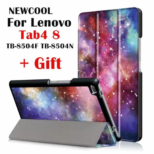 

Case For Lenovo Tab 4 8, TB-8504x Leather case smart Cover for Lenovo TAB4 8 TB-8504F TB-8504N TB-8504 tablet case Flip Cover