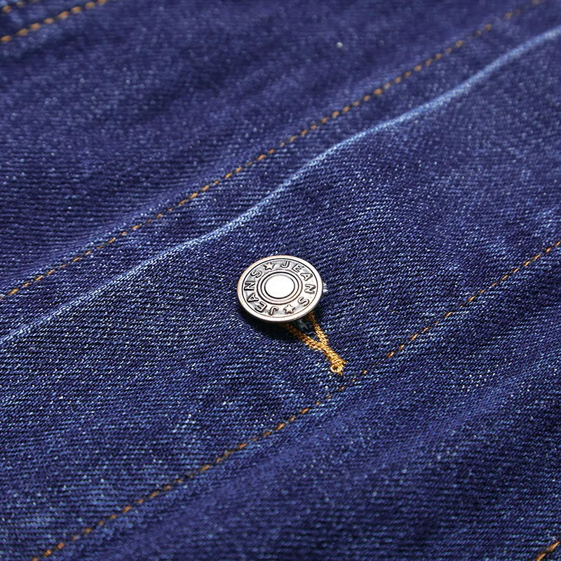À Manches Vestes Jeans Coton Poitrine 100 Longues Unique Manteaux Droite Automne Down Nouvelles Bleu Femmes 2018 Turn OT6q8