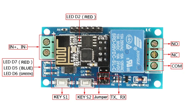 LEORY 1 шт. ESP8266 5 В Wi-Fi модуль реле вещи умный дом удаленного Управление переключатель телефон приложение