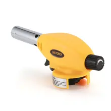 Пистолет для пламени Газовая горелка-пистолет чайник фонарь Зажигалка Авто пьезозажигание огнемет газовый фонарь для выживания на открытом воздухе Кемпинг барбекю