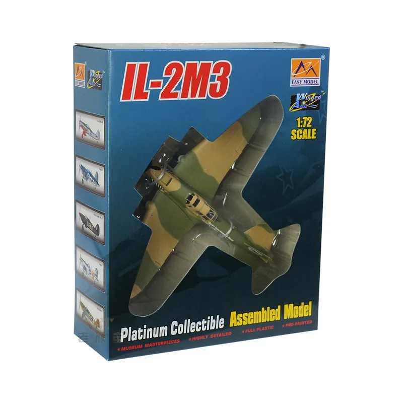 Готовая Коллекционная пластиковая модель самолета 1/72 Ilyushin Il 2 Shturmovik 2M3 Советский