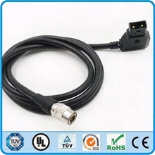 Dispositivos de som Zoom F8 F4 Equipamentos de Som 688 633 644 Cabo De Alimentação, D-Tap para Hirose 4 Pinos Do Conector(China)