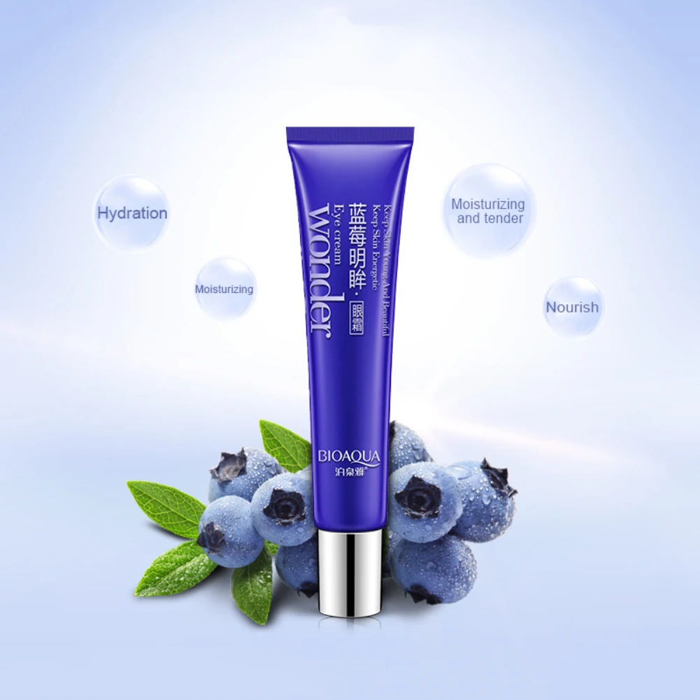 1 Pc Blueberry Alum Eye Cream Natural Anti Wrinkle Eye Care