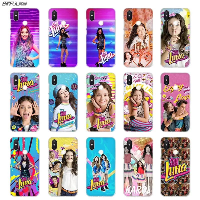 

BinFul phone case Transparent Hard cover for Xiaomi mi Redmi Note 7 5 4 3 4X 5A 6 Pro 64g S2 Plus Soy Luna