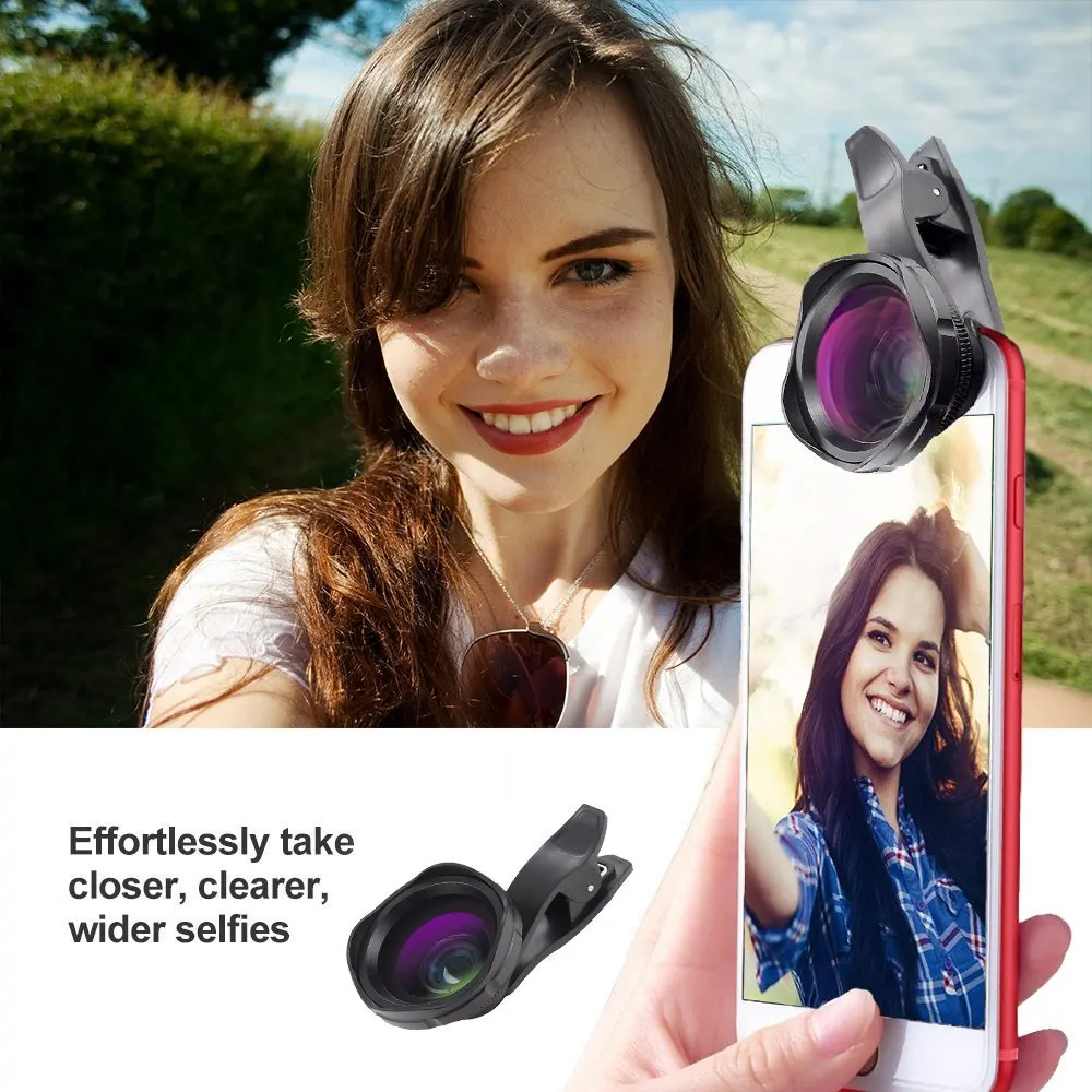 Supper Wide Angle Lens NYFundas Cell Phone Camera Lens Kit 0.6X