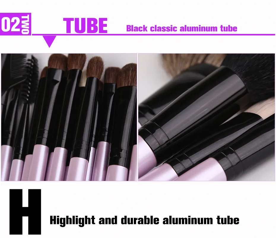 pink makeup brush 18pcs9