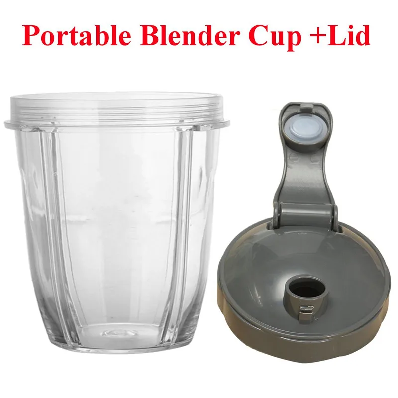 18 унций пластиковый прозрачный сок блендер чашка+ крышка+ уплотнительная кольцевая прокладка для Nutribullet 600/900 Вт долговечное качество