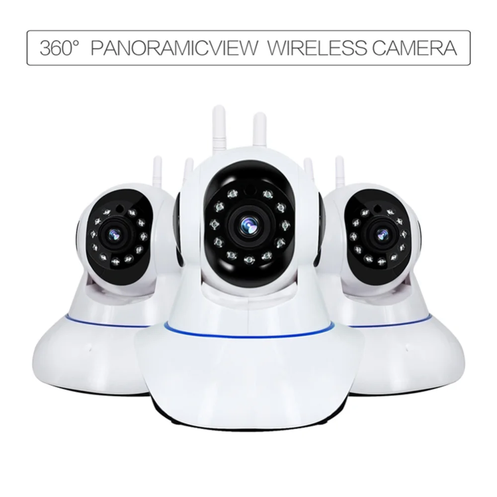 WiFi антенна камера IP 720P домашняя камера безопасности P2P IR Pan двухсторонняя аудио камера ночного видения монитор ребенок