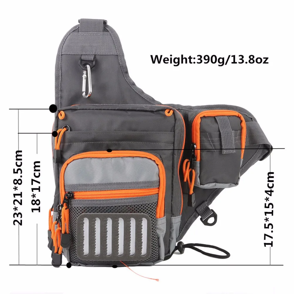 Maximumcatch Fly Fishing Sling Pack 3 Layer Fishing Bag