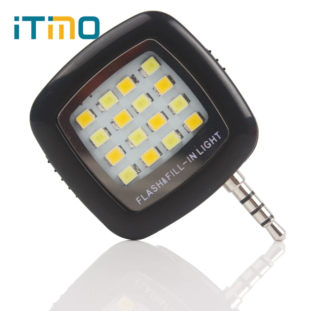 iTimo Rechargeable Mini 3 5mm Portable LED Flash Fill Light For iPhone IOS font b Android