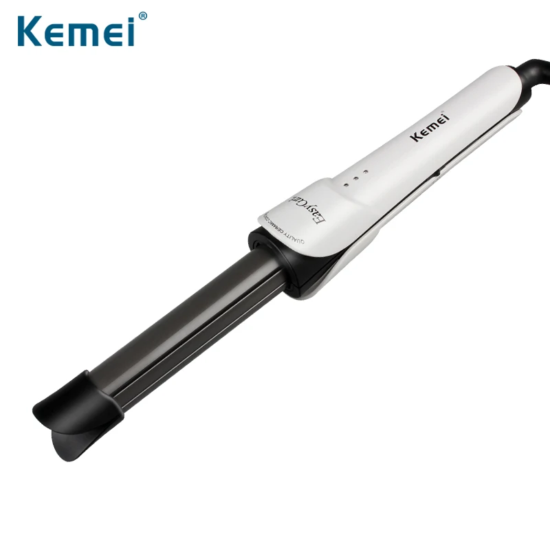

Kemei Straight/Curly Hair Iron 2 IN 1 Professional Hair Care Ceramic PTC Rapid Heating Styling Tools Deep Curling/Straight 211