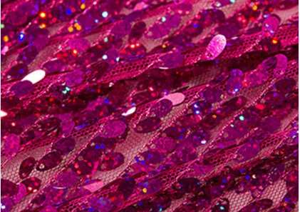 PPCrafts 18 мм большой градиент блёстки ткань Тыква Семена блеск блесток волшебная ткань для diy - Цвет: 50X130CM
