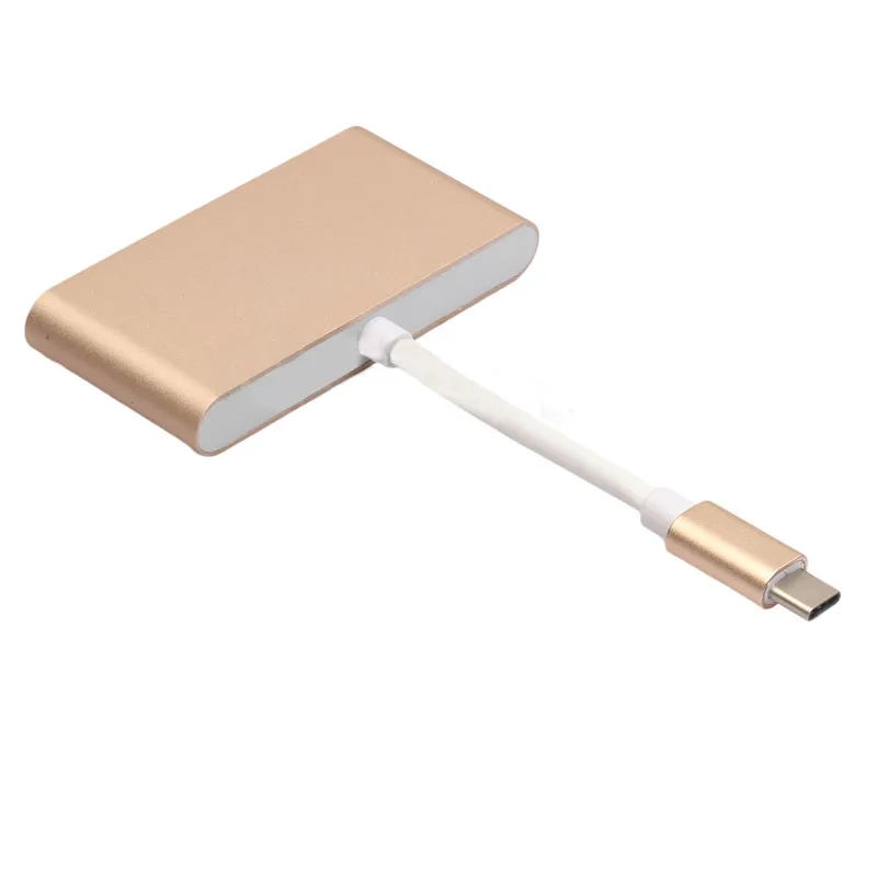 1 Мужской до 4 Женский сплав зарядный кабель Usb3.0 + 2 0 ноутбука Тип c на четыре Usb Hub
