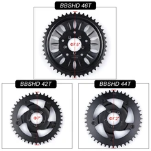 42T 44T 46T цепное колесо для Bafang 8fun Середина привода двигателя BBSHD/BBS03 цепное кольцо Звездочка рукоятка колеса комплект электродвигателя велосипеда