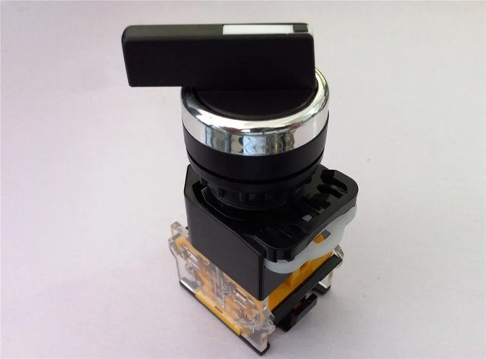 2 Position NO NC Maintained Selector Switch Rotary Switch LA38 11CX2