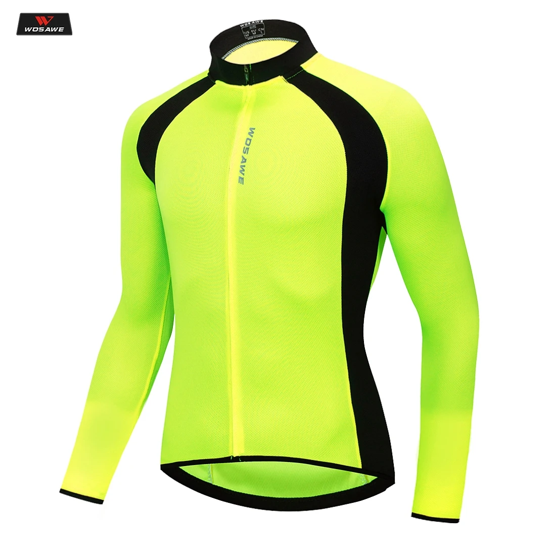 

WOSAWE Long sleeve Motocross jersey Spring & Autumn Reflective Quick-Dry Downhill Mountain Bike Off-road Shirt Motorcycle Jacket