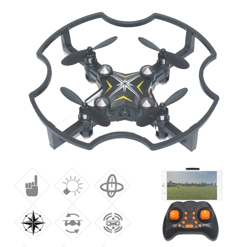 EBOYU F17W 2 4 ГГц Радиоуправляемый квадрокоптер Дрон WiFi FPV камера МП с удержанием