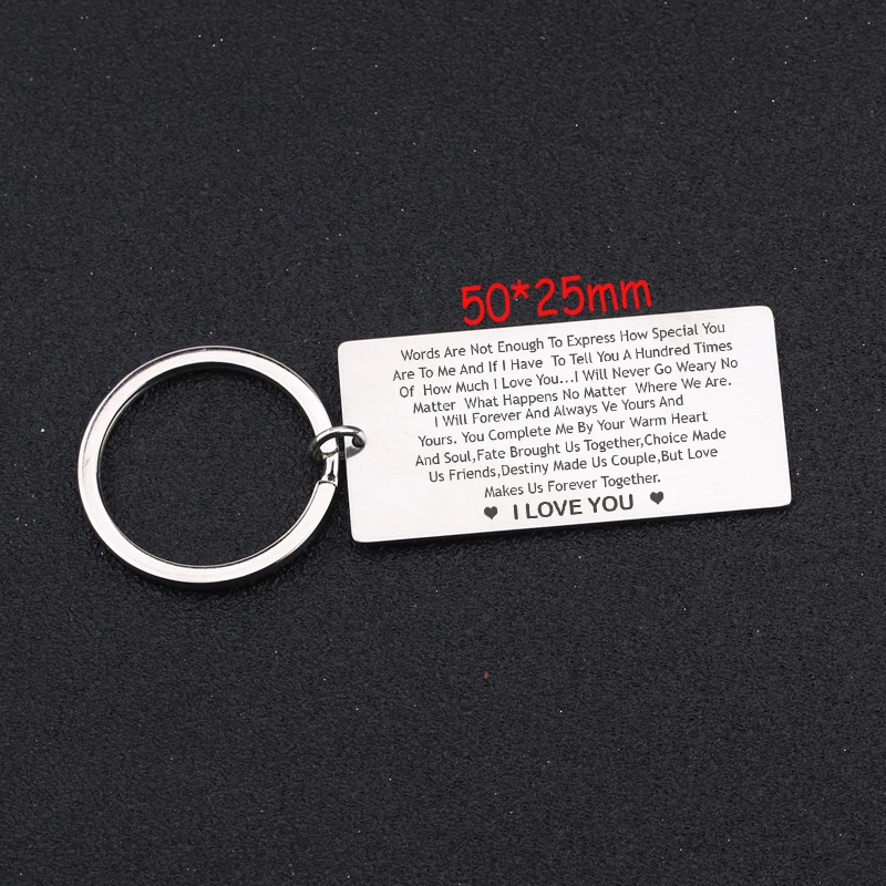 

I Love You Lover Keychain Gift Words Are Not Enough To Express How Special You Are To Me Love Makes Us Forever Together