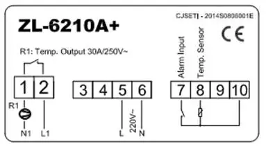 ZL-6210A+, выход 30A, регулятор температуры, цифровой термостат, Lilytech