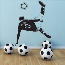 Famous Soccer Star Wayne Rooney Wall Decal Great Football Player Vinyl Drop Kids Room Nursery Livingroom Sticker Art MuralSYY407 rooney s conversations with friends м rooney