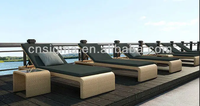 Распродажа расслабляющий двойной шезлонг для открытого сада|double sun lounger|sun