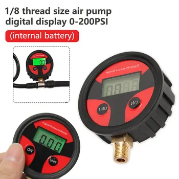 

Car Truck Bike Auto Car Tyre Tire Air Pressure Gauge Dial Meter Tester Copper+Rubber Digital Tire Pressure Gauge Tool 0-200PSI