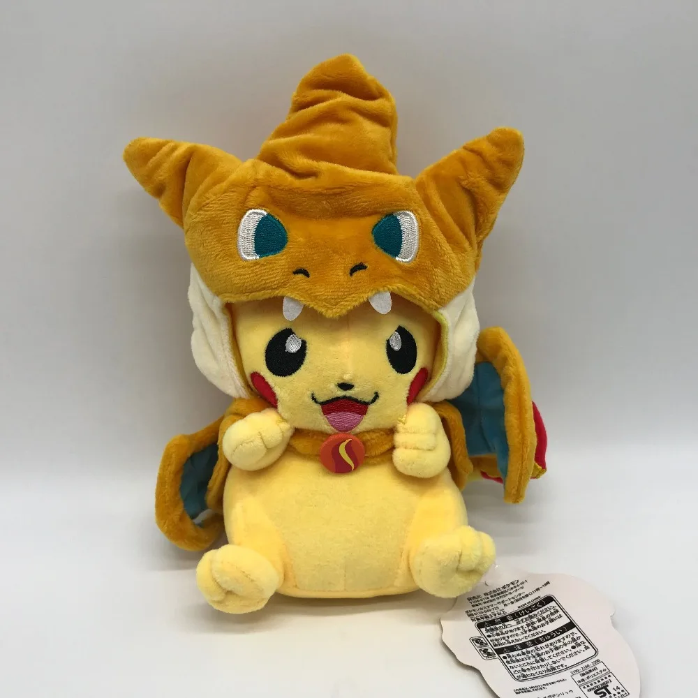 Мега Charizard Y накидка Pika Pichu плюшевая мягкая игрушка кукла Тедди 9&quot | Игрушки и