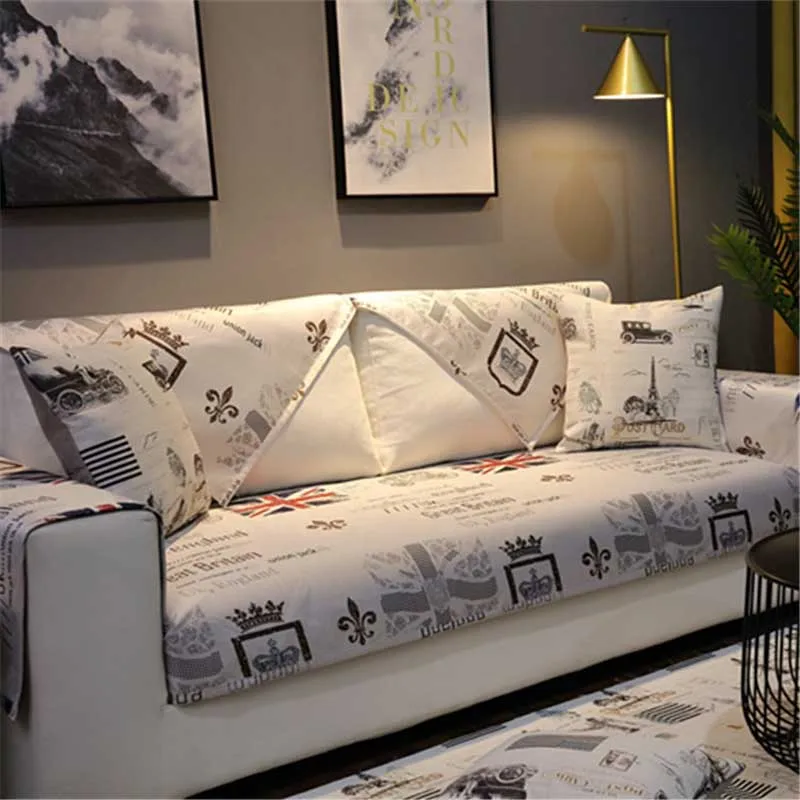 

Modern Elastic Sofa Cover for Living Room Spandex Sofa Slipcovers Tight Wrap All-inclusive Couch Cover Furniture Protector