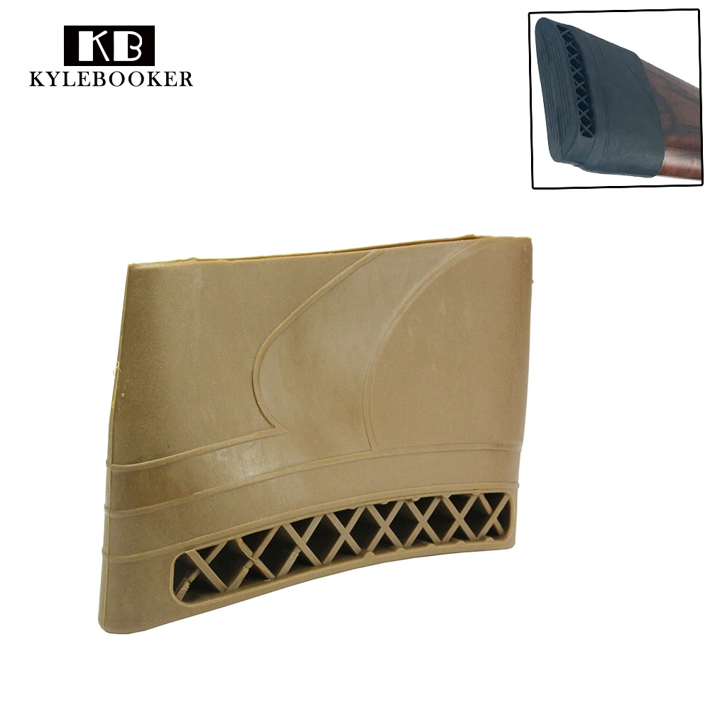 Hunting Rifle Rubber Recoil Pad Slip-On Buttstock Gun Shooting Extension Butt Protector | Спорт и развлечения