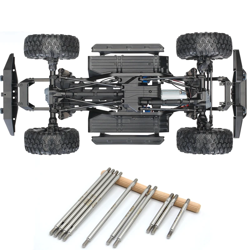 

Free shipping 1/10 Climbing Rc Car Upgrade Part High strength Antirust Titanium Alloy Rods FOR TRX4 TRX-4