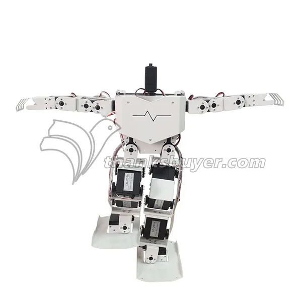 

17DOF Robo-Soul H3.0 Biped Robotics Humanoid Robot Aluminum Frame Full Kit w/17pcs Servo + 24 Channel Controller