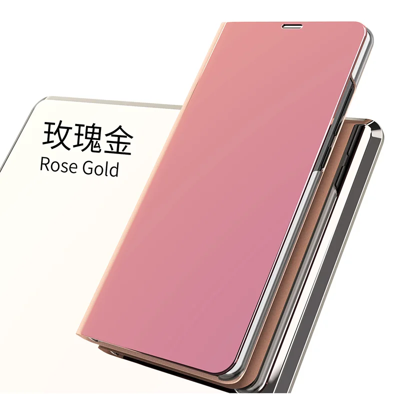 Для Xiaomi Mi 9/Mi9 Se чехол Модный макияж зеркало Флип Стенд кожаный тонкий смарт
