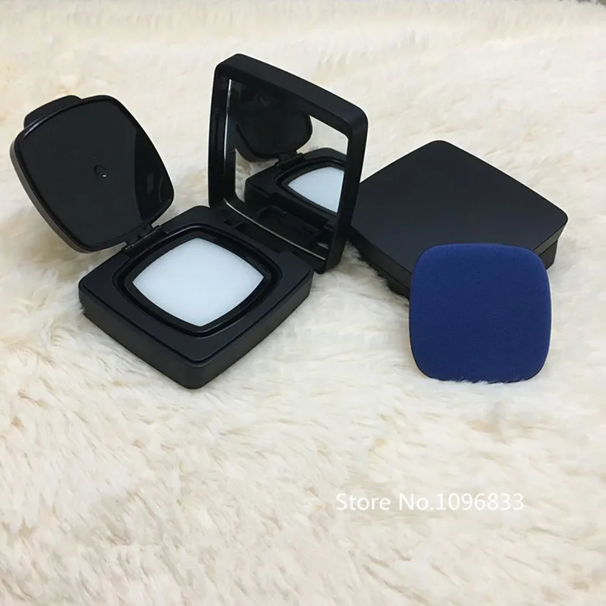 

20pcs DIY Beauty Makeup BB Cream Air Cushion Case with Sponge Powder Puff Liquid Foundation Cosmetic Empty Box Jars Square Black