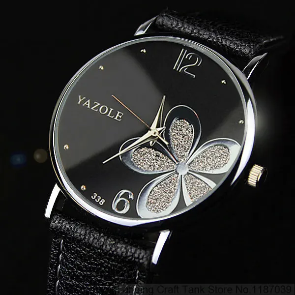 

YAZOLE Women Wrist Watch Ladies 2019 Top Brand Famous Female Clock Quartz Watch Flowers Wristwatch Montre Femme Relogio Feminino