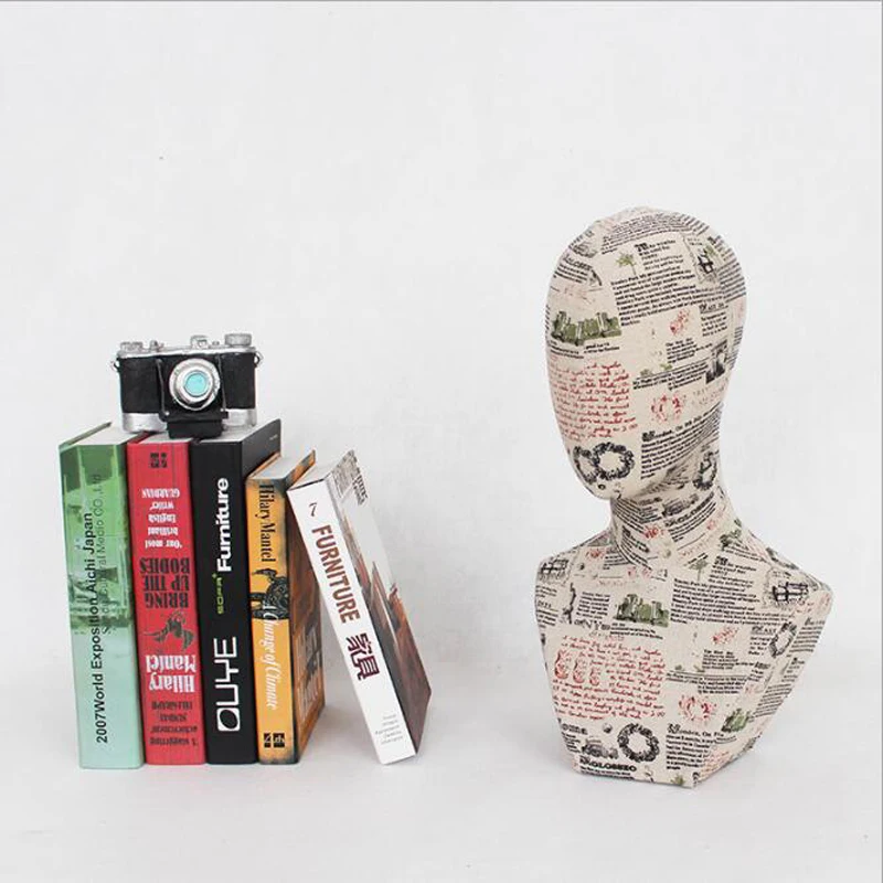 

High-end Quality Window Display Personality Mannequin Head Stand For Styling Hat Wig Scarf Display Female Mannequin Head Style-F