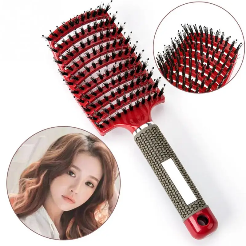 spazzola per capelli parrucchiere styling strumento 2017 donne capelli massaggio del cuoio capelluto pettine spazzola per capell