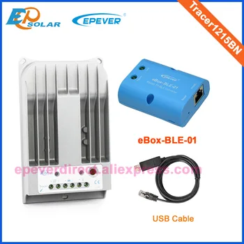 

Tracer1215BN MPPT EPEVER Solar regulator 10A 12V 24V solar panels system USb cable PC connect and bluetooth function adapter