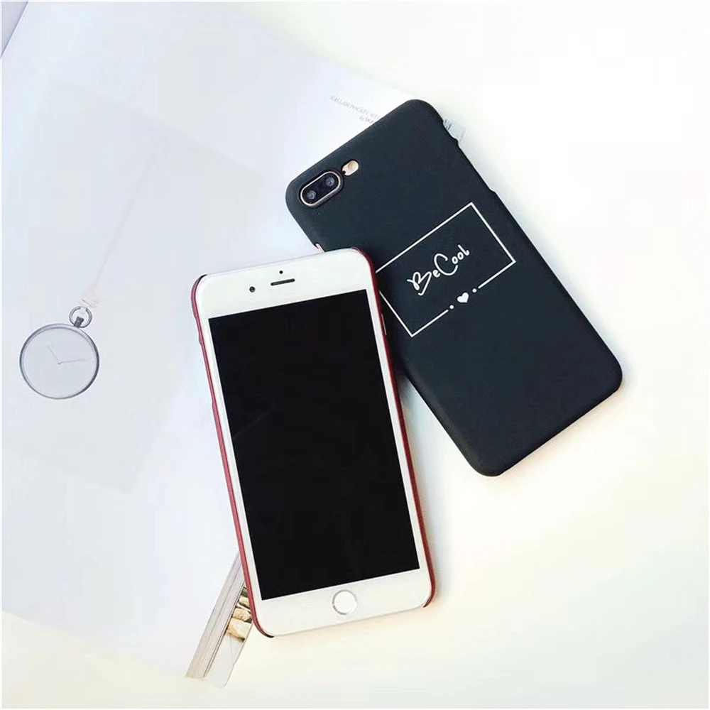 Письмо прохладный черный чехол для Iphone 6 случаях простой Happing яйцо телефон чехлы 5
