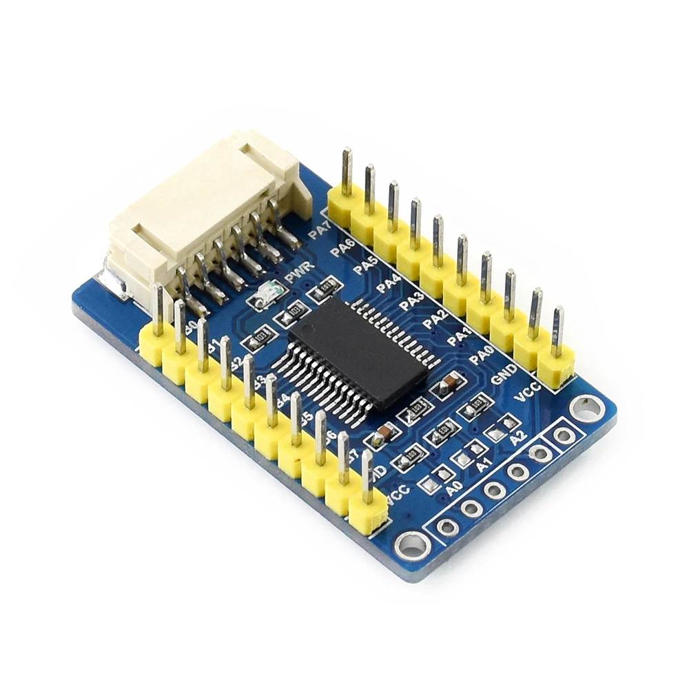 MCP23017 IO Плата расширения, интерфейс 2c, расширение 16 I/O контактов прерывания Контакты: INTA, INTB встроенный переводчик напряжения