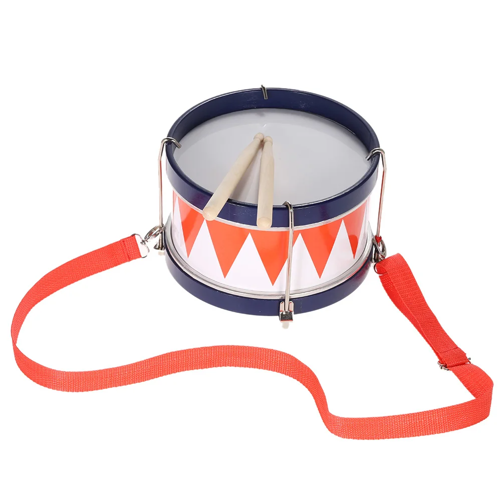 Высокое качество барабан Красочные Дети Малыш барабан музыкальный ударный инструмент с барабанные палочки ремень