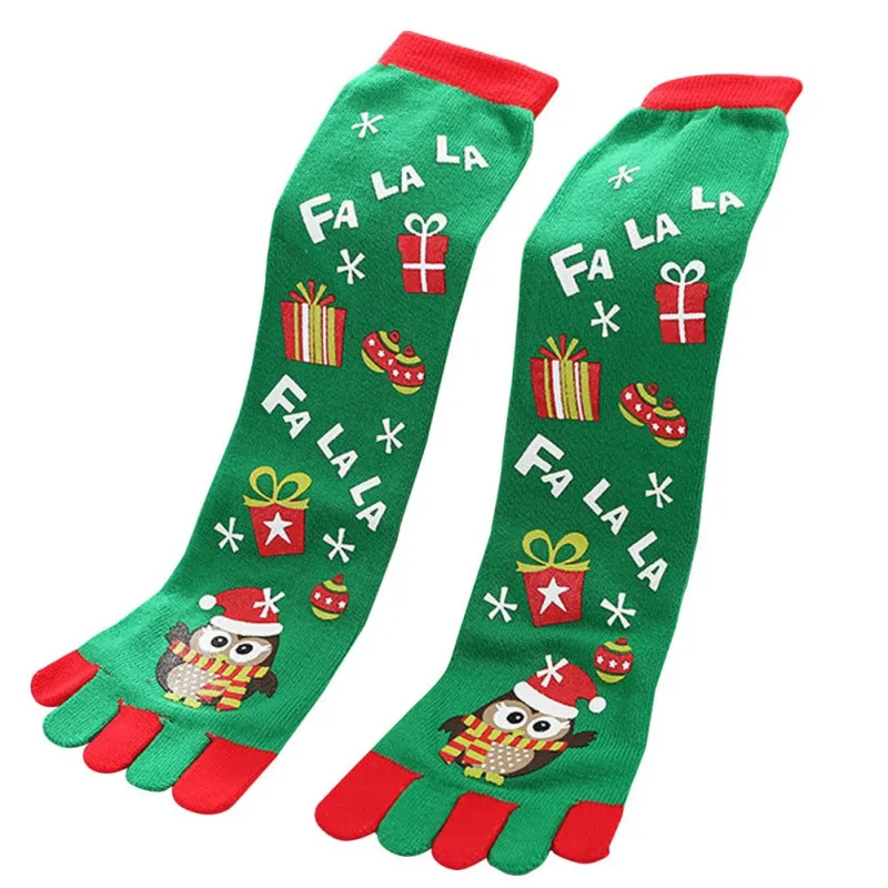2018 Christmas Women Warm Socks Unisex Yoga Long Socks Funny socks Kawaii Soft Socksin Yoga