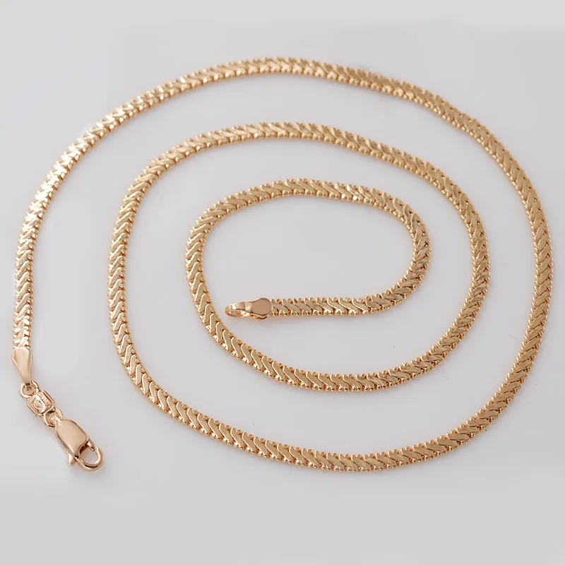 MxGxFam(50 см* 3 мм) очаровательный маленький золотого цвета цепи ожерелья для мужчин ювелирные изделия хорошее качество
