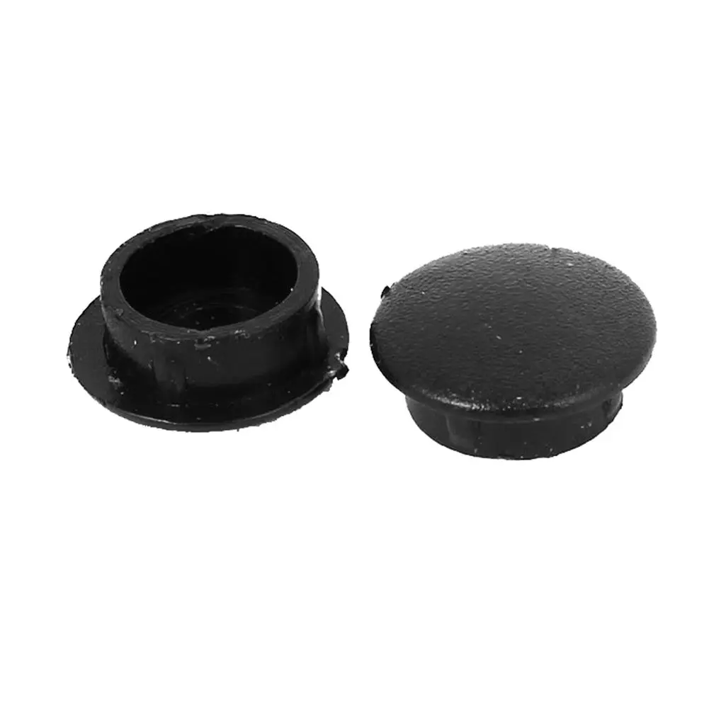 HHTL 4 Pieces Black Plastic 10mm Diameter Flush Type Tube Insert Caps